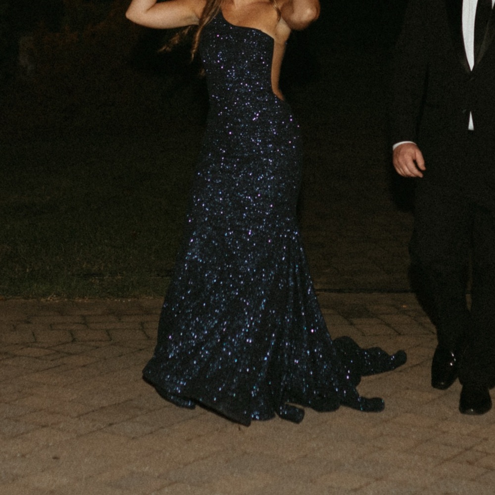 Jovani Navy Blue Gown